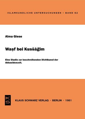 Wasf bei Kusagim von Giese,  Alma