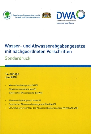 Wasser- und Abwasserabgabengesetze mit nachgeordneten Vorschriften