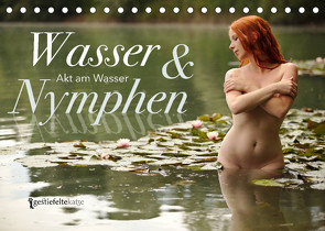 Wasser und Nymphen – Akt am Wasser (Tischkalender 2023 DIN A5 quer) von Gestiefeltekatze Lamanna,  Geraldine