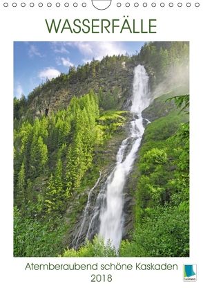 Wasserfälle: Atemberaubend schöne Kaskaden (Wandkalender 2018 DIN A4 hoch) von CALVENDO