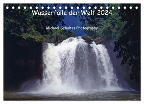 Wasserfälle der Welt 2024 (Tischkalender 2024 DIN A5 quer), CALVENDO Monatskalender von Schultes,  Michael