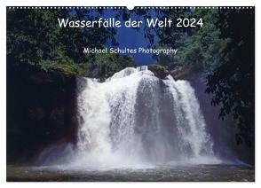 Wasserfälle der Welt 2024 (Wandkalender 2024 DIN A2 quer), CALVENDO Monatskalender von Schultes,  Michael