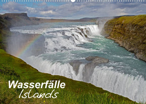 Wasserfälle Islands (Wandkalender 2023 DIN A2 quer) von Uppena,  Leon