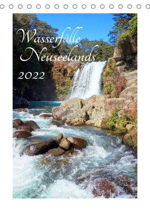 Wasserfälle Neuseelands (Tischkalender 2022 DIN A5 hoch) von Bürschgens,  Isabel