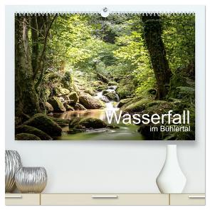 Wasserfall im Bühlertal (hochwertiger Premium Wandkalender 2024 DIN A2 quer), Kunstdruck in Hochglanz von photography,  saschahaas