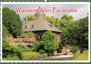 Wassermühlen Panorama Niederrhein Brüggen-Wegberg (Wandkalender 2023 DIN A2 quer) von Jaeger,  Michael, mitifoto