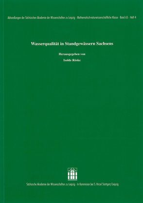 Wasserqualität in Standgewässern Sachsens von Röske,  Isolde