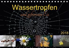 Wassertropfen und gefrorenes Eis (Tischkalender 2018 DIN A5 quer) von SchnelleWelten