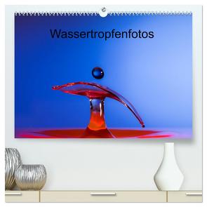 Wassertropfenfotos (hochwertiger Premium Wandkalender 2024 DIN A2 quer), Kunstdruck in Hochglanz von Heller,  Thomas