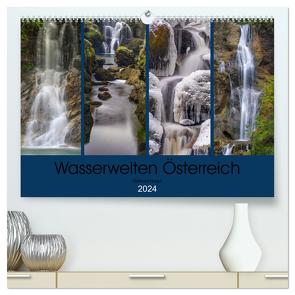 Wasserwelten Österreich (hochwertiger Premium Wandkalender 2024 DIN A2 quer), Kunstdruck in Hochglanz von Haupt,  Gerhard