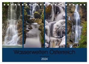 Wasserwelten Österreich (Tischkalender 2024 DIN A5 quer), CALVENDO Monatskalender von Haupt,  Gerhard