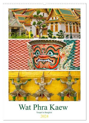 Wat Phra Kaew – Tempel in Bangkok (Wandkalender 2024 DIN A2 hoch), CALVENDO Monatskalender von Schwarze,  Nina