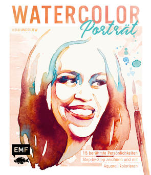 Watercolor Porträt von Andrejew,  Nelli