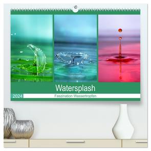 Watersplash (hochwertiger Premium Wandkalender 2024 DIN A2 quer), Kunstdruck in Hochglanz von Geisdorf,  Linda