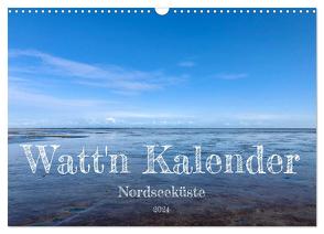 Watt’n Kalender: Nordseeküste (Wandkalender 2024 DIN A3 quer), CALVENDO Monatskalender von Raehse,  Jeannine