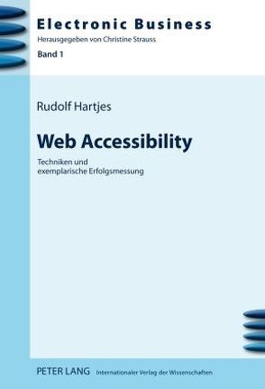 Web Accessibility von Hartjes,  Rudolf