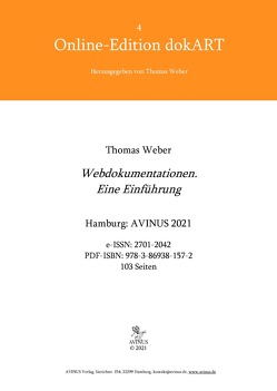 Webdokumentationen von Weber,  Thomas