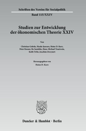 Wechselseitige Einflüsse zwischen dem deutschen wirtschaftswissenschaftlichen Denken und dem anderer europäischer Sprachräume. von Kurz,  Heinz D.