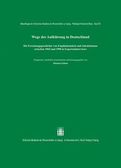 Wege der Aufklärung in Deutschland von Danneberg,  Lutz, Ries,  Thorsten, Schernus,  Wilhelm, Schlott,  Michael, Schönert,  Jörg, Vollhardt,  Friedrich