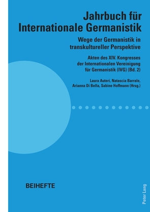 Wege der Germanistik in transkultureller Perspektive von Auteri,  Laura, Barrale,  Natascia, Di Bella,  Arianna, Hoffmann,  Sabine