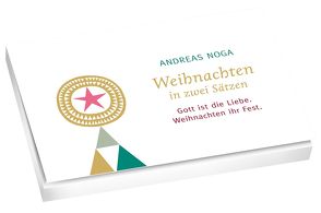 Weihnachten in zwei Sätzen – Postkartenbuch von Noga,  Andreas