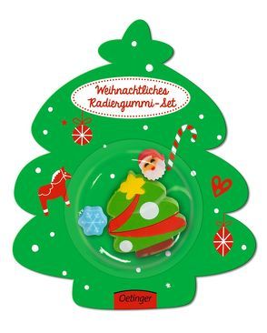 Weihnachtliches Radiergummi-Set Tannenbaum von Schilling,  Maike