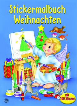 Weihnachtsstickermalheft Christkind