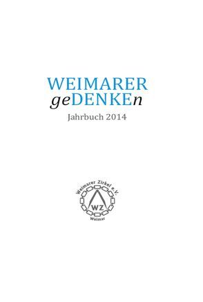 WEIMARER geDENKEn