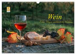 Wein – Reben, Wingerte und historische Weinkeller (Wandkalender 2024 DIN A3 quer), CALVENDO Monatskalender von Pieta,  Harald