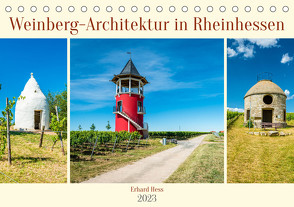 Weinberg-Architektur in Rheinhessen (Tischkalender 2023 DIN A5 quer) von Hess,  Erhard