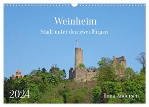 Weinheim – Stadt unter den zwei Burgen (Wandkalender 2024 DIN A3 quer), CALVENDO Monatskalender von Andersen,  Ilona