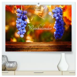 Weinkalender (hochwertiger Premium Wandkalender 2024 DIN A2 quer), Kunstdruck in Hochglanz von Tänzer / Fotoknips,  Kay