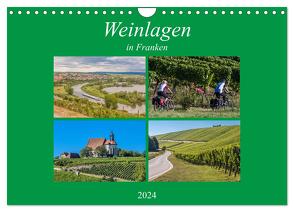 Weinlagen in Franken (Wandkalender 2024 DIN A4 quer), CALVENDO Monatskalender von Will,  Hans