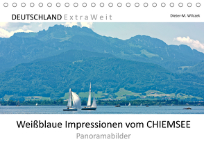 Weißblaue Impressionen vom CHIEMSEE Panoramabilder (Tischkalender 2021 DIN A5 quer) von Wilczek,  Dieter-M.