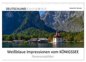 Weißblaue Impressionen vom KÖNIGSSEE Panoramabilder (Wandkalender 2024 DIN A3 quer), CALVENDO Monatskalender von Wilczek,  Dieter