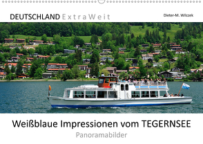 Weißblaue Impressionen vom TEGERNSEE Panoramabilder (Wandkalender 2021 DIN A2 quer) von Wilczek,  Dieter-M.