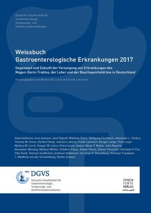 Weissbuch Gastroenterologische Erkrankungen 2018 / 2019 von Lammert,  Frankl, Lerch,  Markus M.