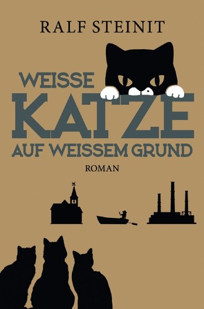 Weiße Katze auf weißem Grund von Steinit,  Ralf