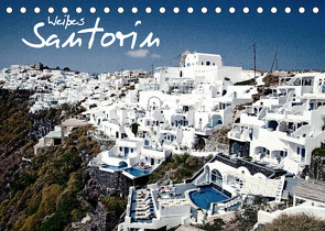 Weißes Santorin (Tischkalender 2023 DIN A5 quer) von D.S photography [Daniel Slusarcik],  by