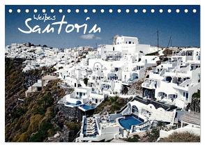 Weißes Santorin (Tischkalender 2024 DIN A5 quer), CALVENDO Monatskalender von D.S photography [Daniel Slusarcik],  by