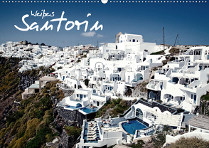 Weißes Santorin (Wandkalender 2021 DIN A2 quer) von D.S photography [Daniel Slusarcik],  by