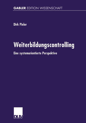 Weiterbildungscontrolling von Pieler,  Dirk