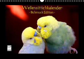 Wellensittichkalender – Schmuck Edition (Wandkalender 2023 DIN A3 quer) von Bergmann,  Björn