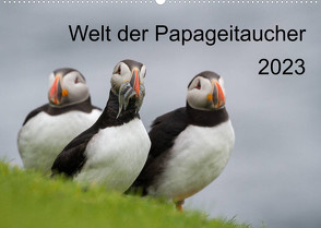 Welt der Papageitaucher (Wandkalender 2023 DIN A2 quer) von Utelli,  Anna-Barbara