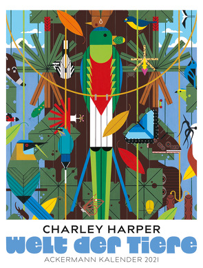 Welt der Tiere – Charley Harper Kalender 2021 von Harper,  Charley