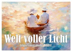 Welt voller Licht Impressionistische Bilder (Wandkalender 2024 DIN A2 quer), CALVENDO Monatskalender von Brunner-Klaus,  Liselotte