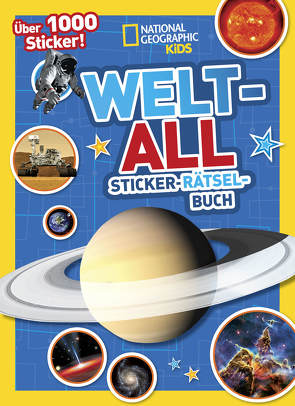 Weltall Sticker-Rätsel-Buch mit über 1000 Stickern