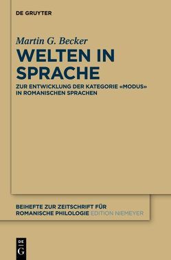 Welten in Sprache von Becker,  Martin G.