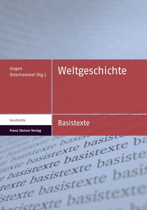 Weltgeschichte von Osterhammel,  Jürgen