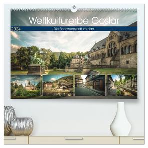 Weltkulturerbe Goslar (hochwertiger Premium Wandkalender 2024 DIN A2 quer), Kunstdruck in Hochglanz von Gierok / Magic Artist Design,  Steffen